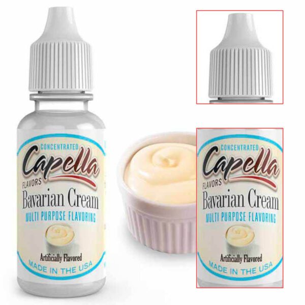 AROMAT SPOŻYWCZY DO CIAST, NAPOJÓW CAPELLA BAVARIAN CREAM 13ML - obrazek 2