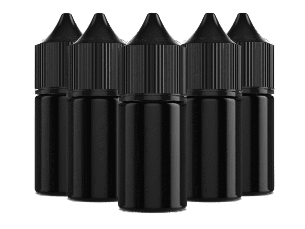 Butelka Gorilla 30ml czarna zestaw 100 sztuk