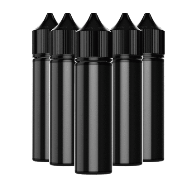 Butelka Gorilla 60ml czarna zestaw 75 sztuk