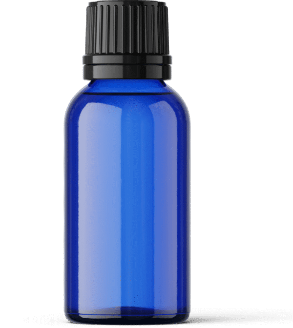 Butelka 30ml z kroplomierzem niebieska